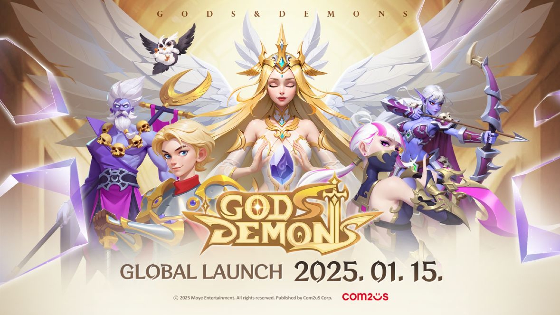 Gods &amp; Demons: il primo idle RPG globale del 2025 firmato Com2uS